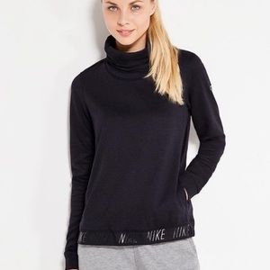 Black Nike Mockneck Longsleeve Sweater M